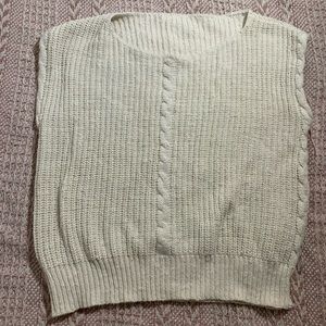 Off-White Knit Sweater Vest